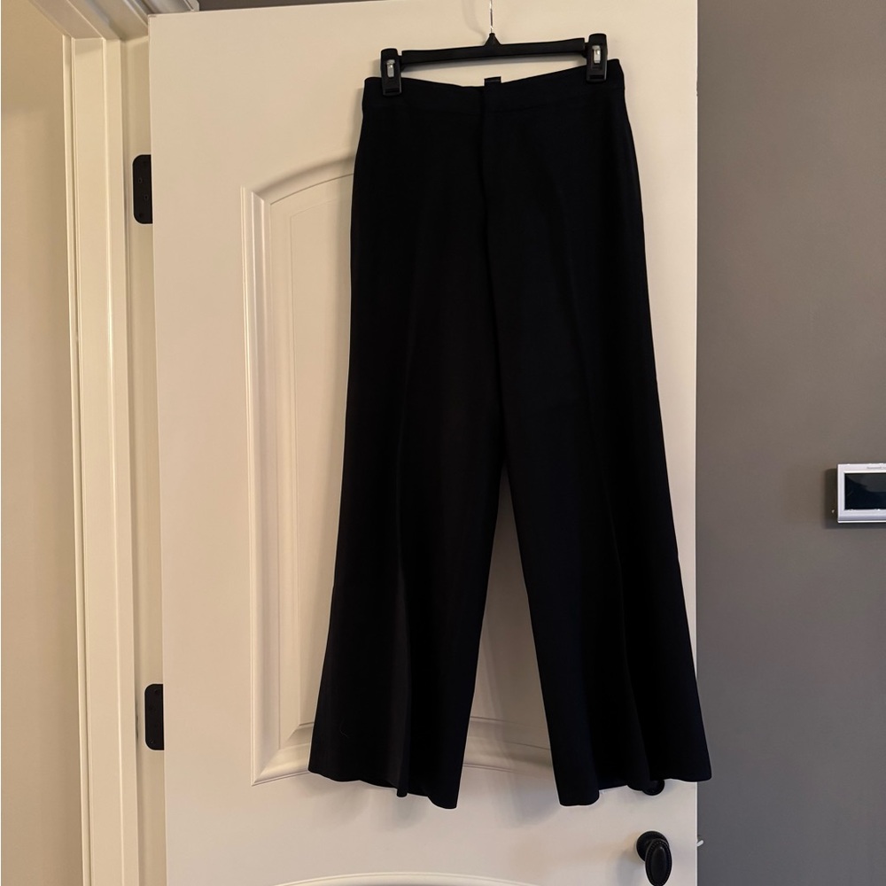 Elegant Black Wide-Leg Women's Pants